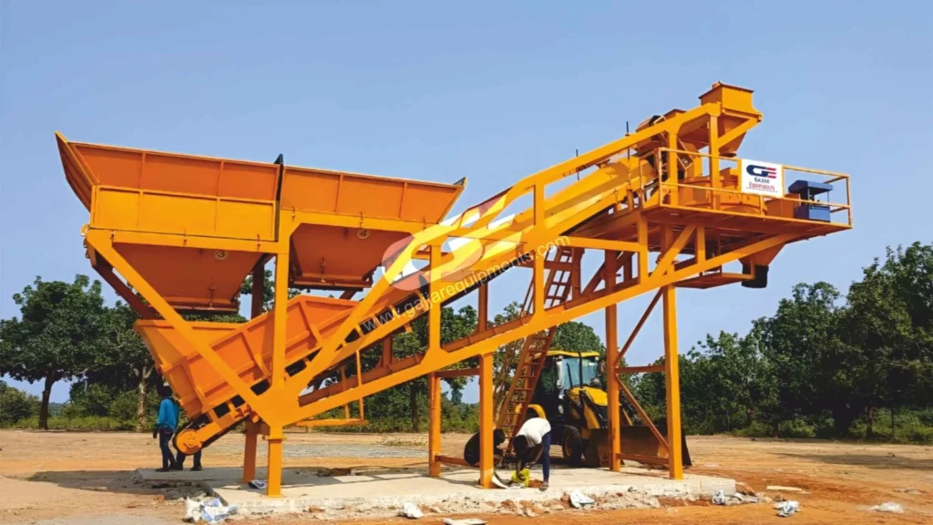 Compact Concrete Batching Plant