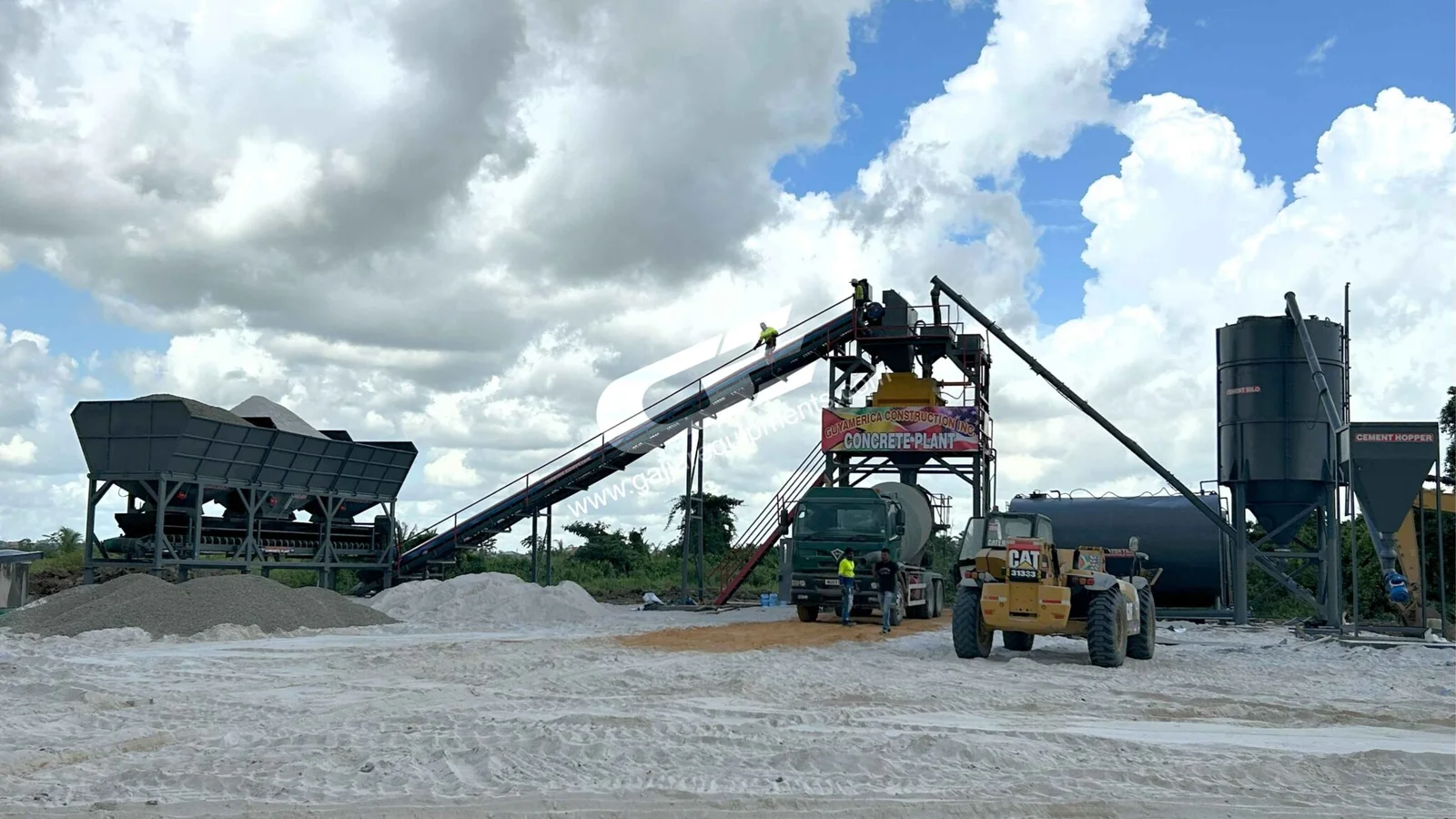 Inline Concrete Batching Plant