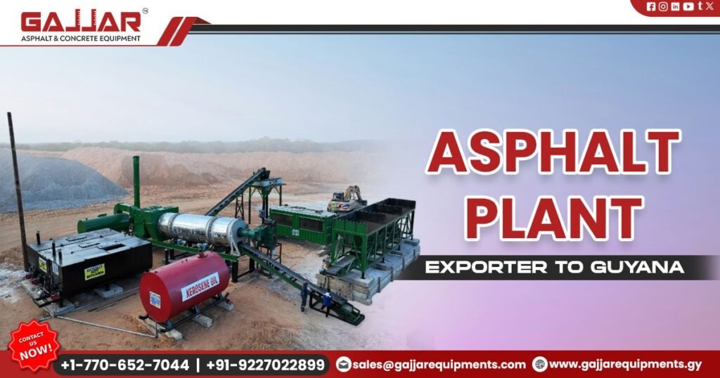 Exported asphalt plant equipment ready for shipment to Guyana
