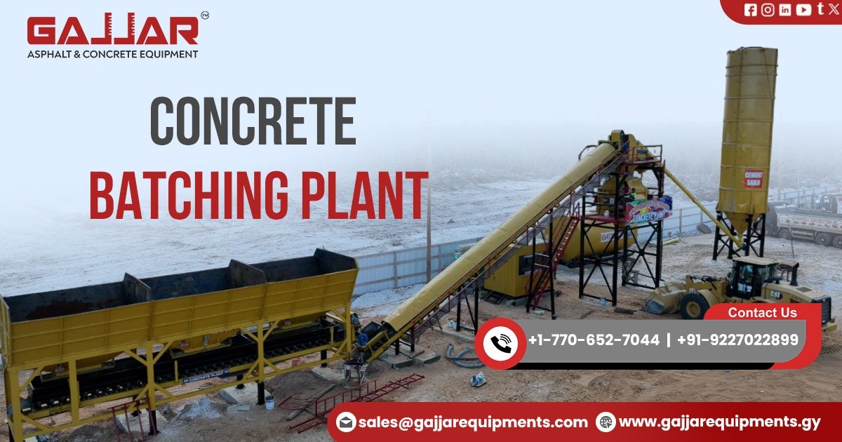 Concrete Batching Plant Exporter in Guyana