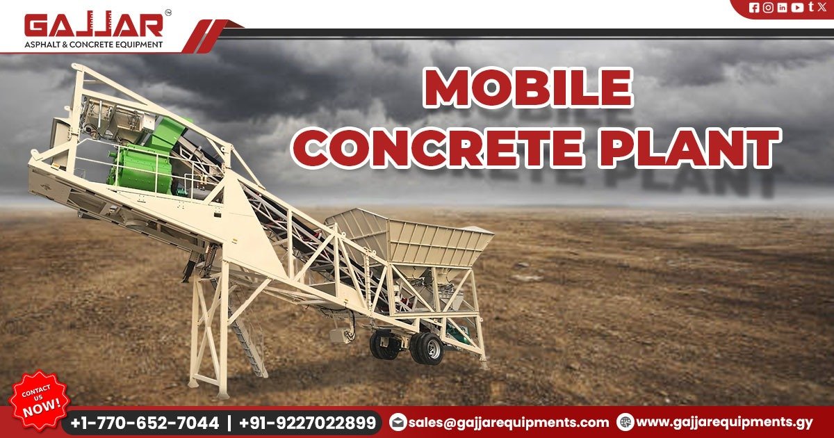 Mobile Concrete Plant Exporter to Guyana