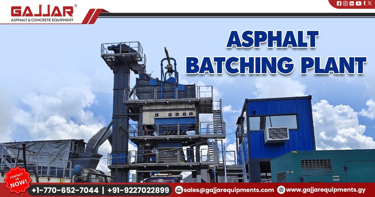 Asphalt Batching Plant in Guyana