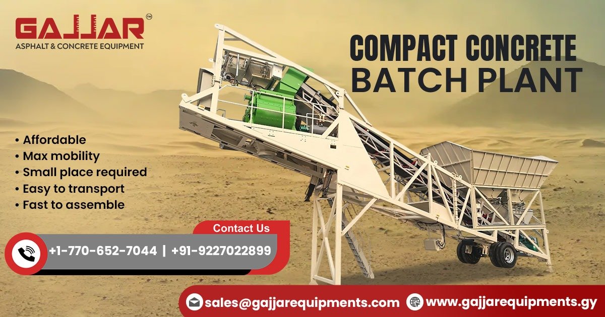 Portable Concrete Batch Plant in Guyana
