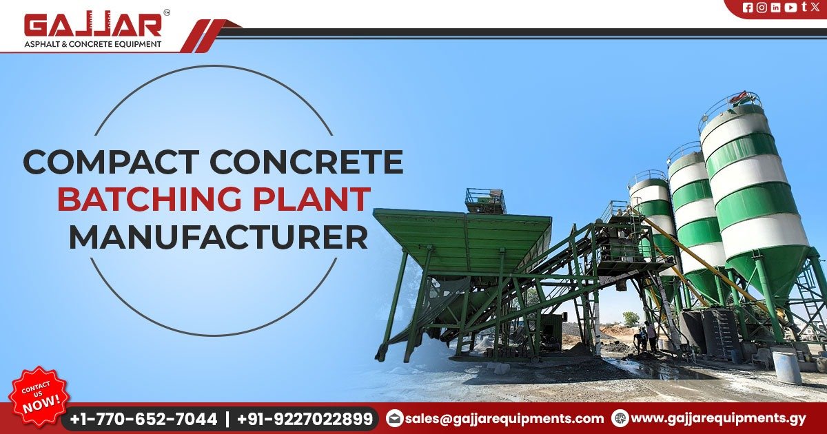 Compact Batching Plant Supplier in Guyana