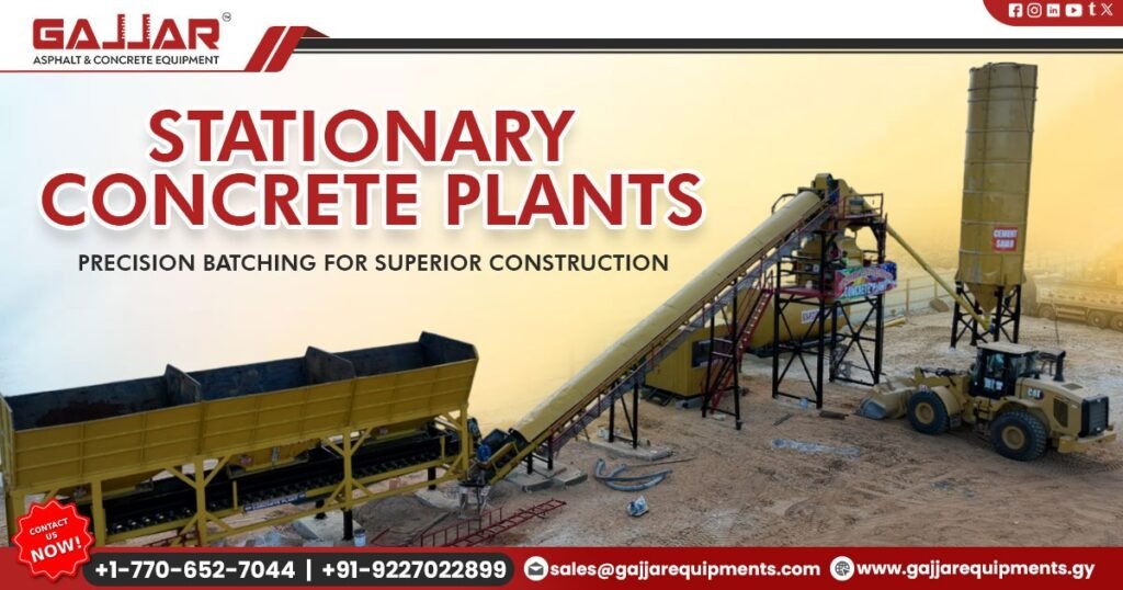 Static Concrete Batch Plants with Low Maintenance