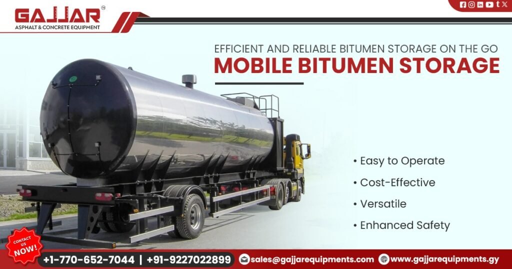 Mobile Bitumen Storage Manufacturer