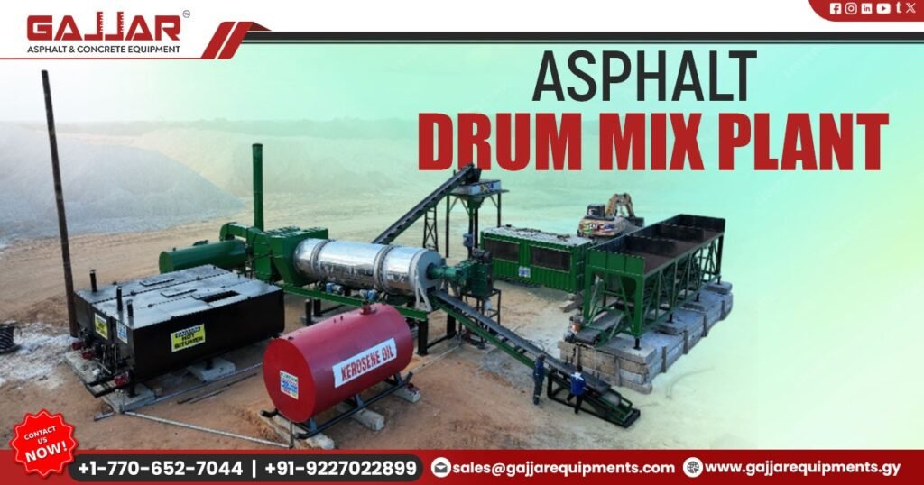 Drum Mixing Plant with Heavy Duty Components