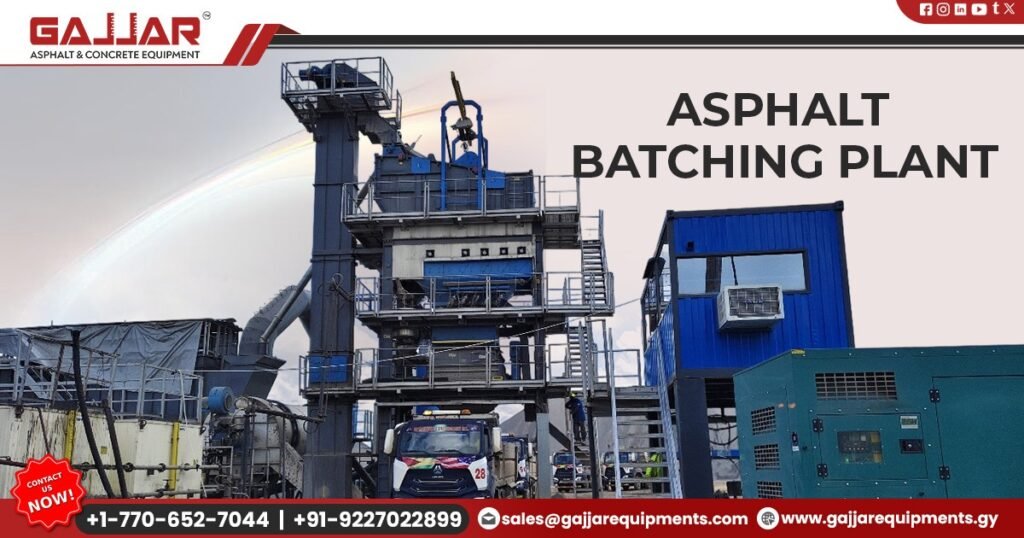 High-efficiency asphalt batching plant for precise mixing and energy-saving road construction and paving operations.