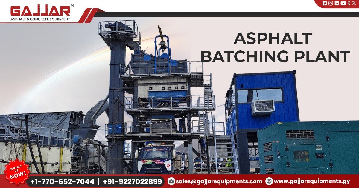 High-efficiency asphalt batching plant for precise mixing and energy-saving road construction and paving operations.