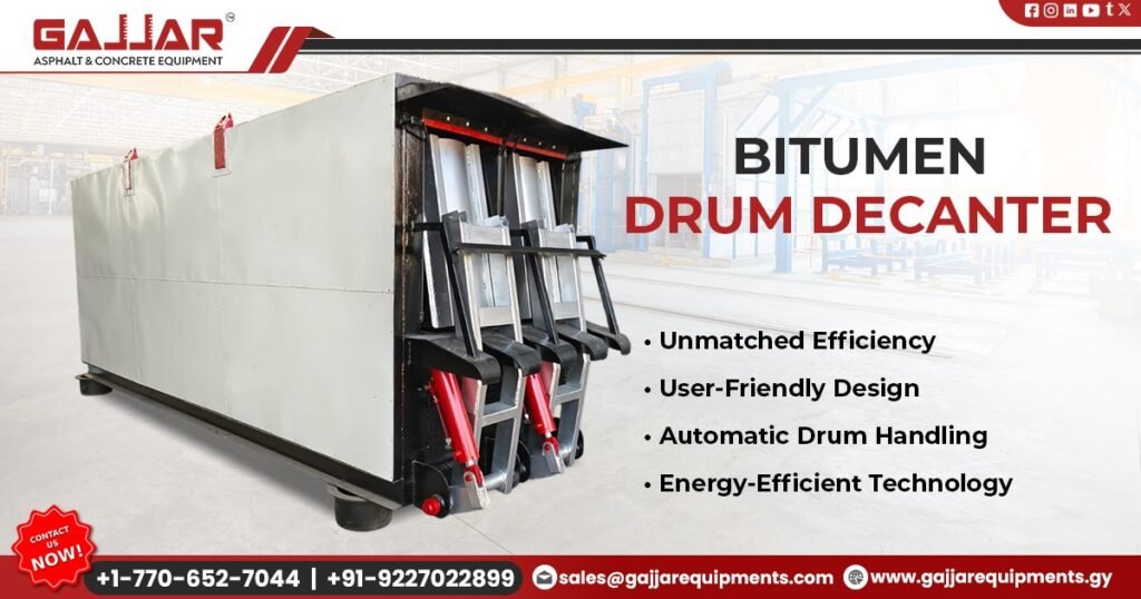 Bitumen Drum Decanter with Robust Steel Structure