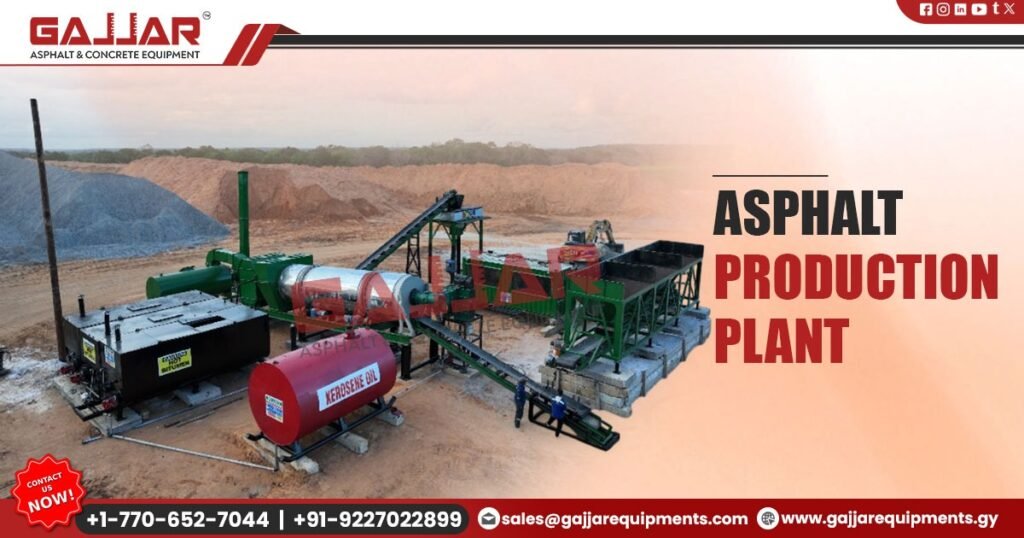 Asphalt Production Plant with Robust Steel Structure