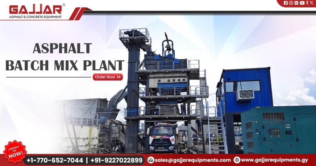 Asphalt Batch Mix Plant with High Efficiency