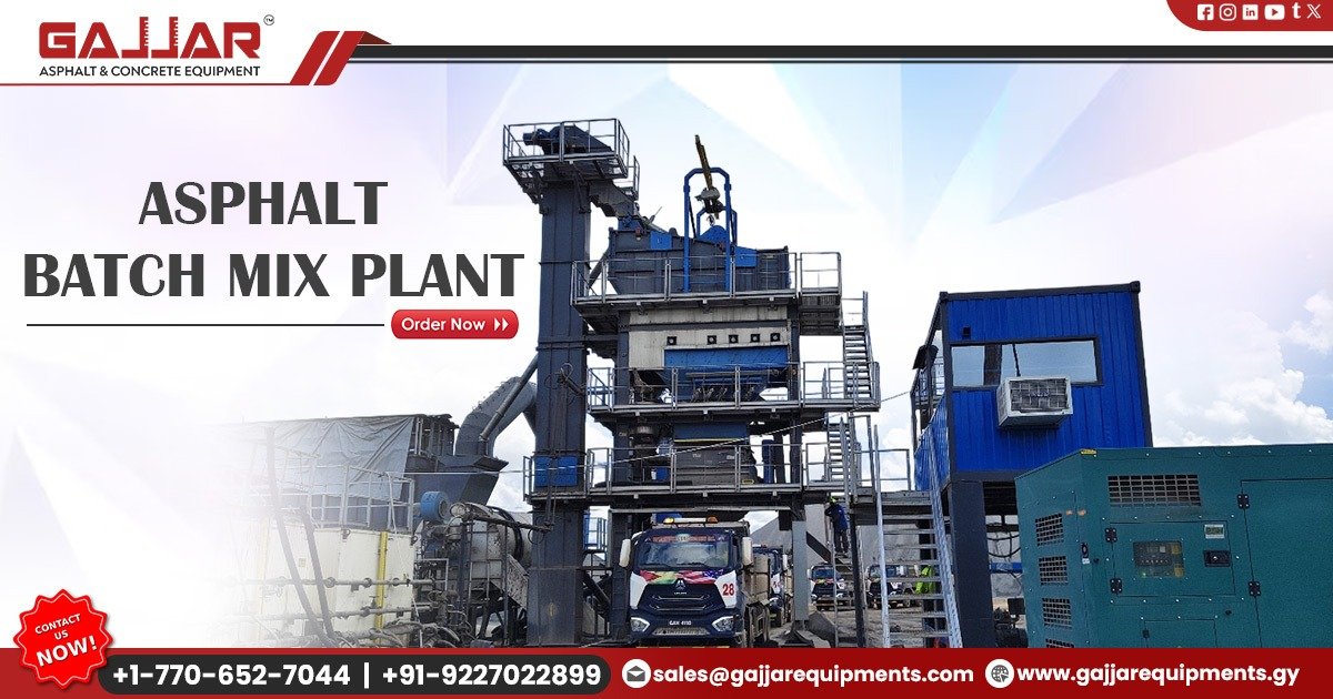 Asphalt Batch Mix Plant with High Efficiency