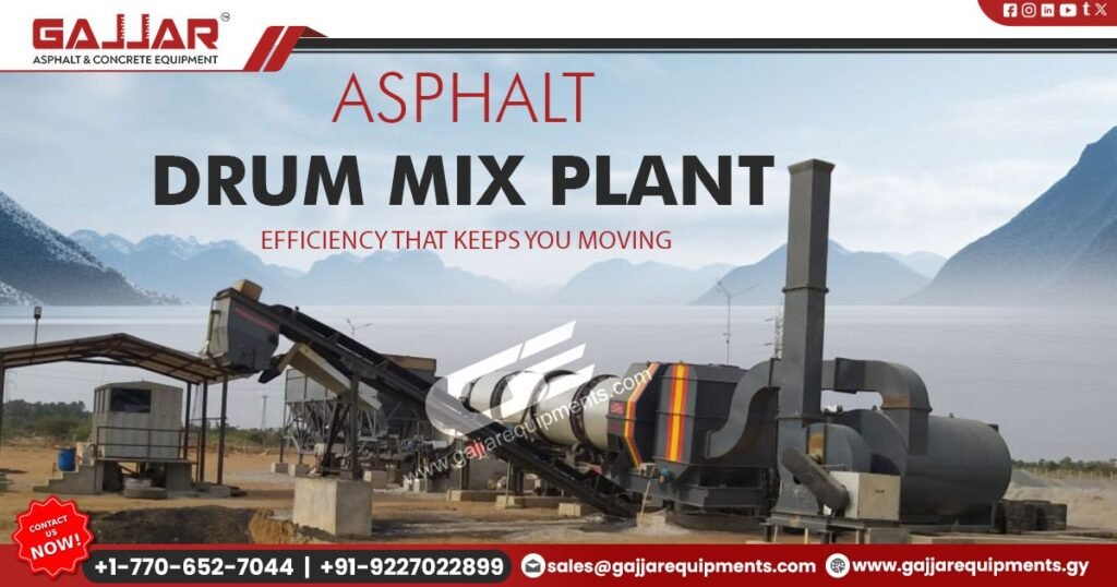 Drum Mixing Plant with Heavy Duty Components