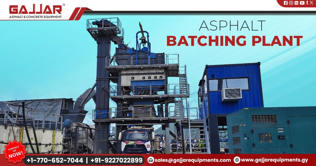 Asphalt Batching Plant with High Efficiency