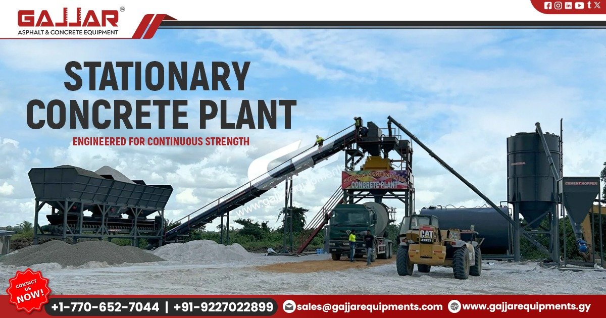 Static Concrete Batch Plants with Low Maintenance