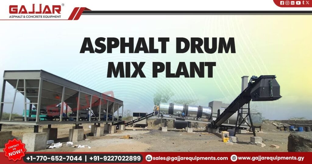 Drum Mixing Plant with Heavy Duty Components