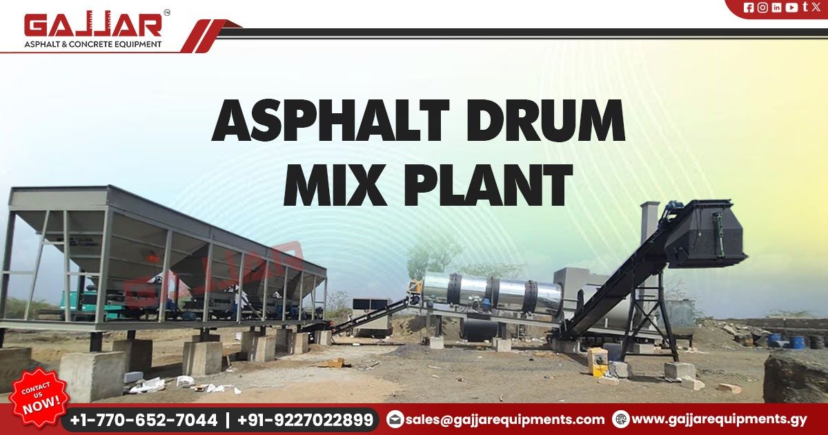 Drum Mixing Plant with Heavy Duty Components
