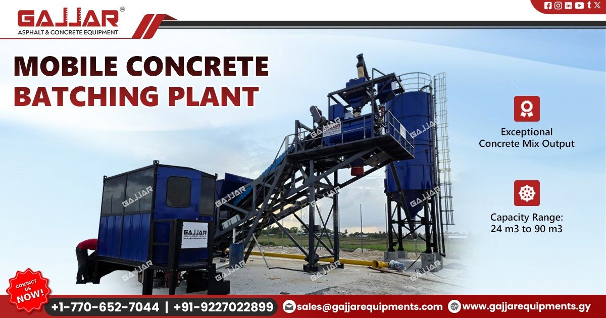 Mobile Concrete Batching Plant Manufacturer