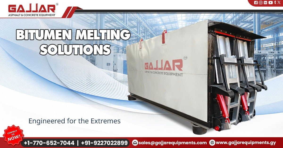 Efficient Bitumen Melting Solutions from GAJJAR