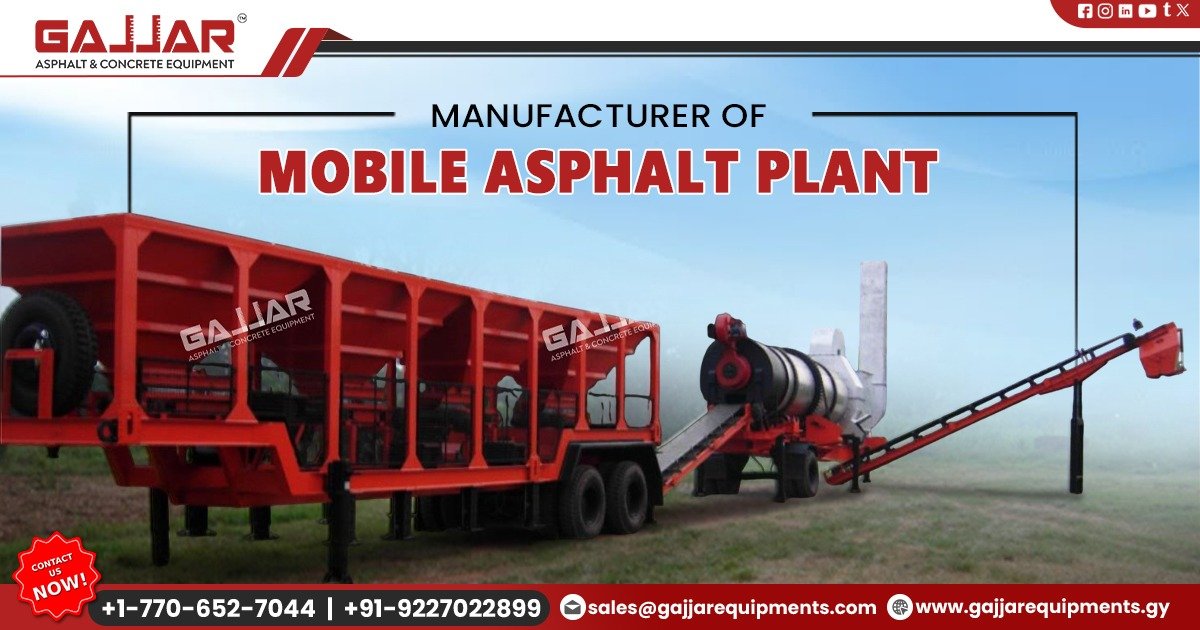 Mobile Asphalt Plant Manufacturer