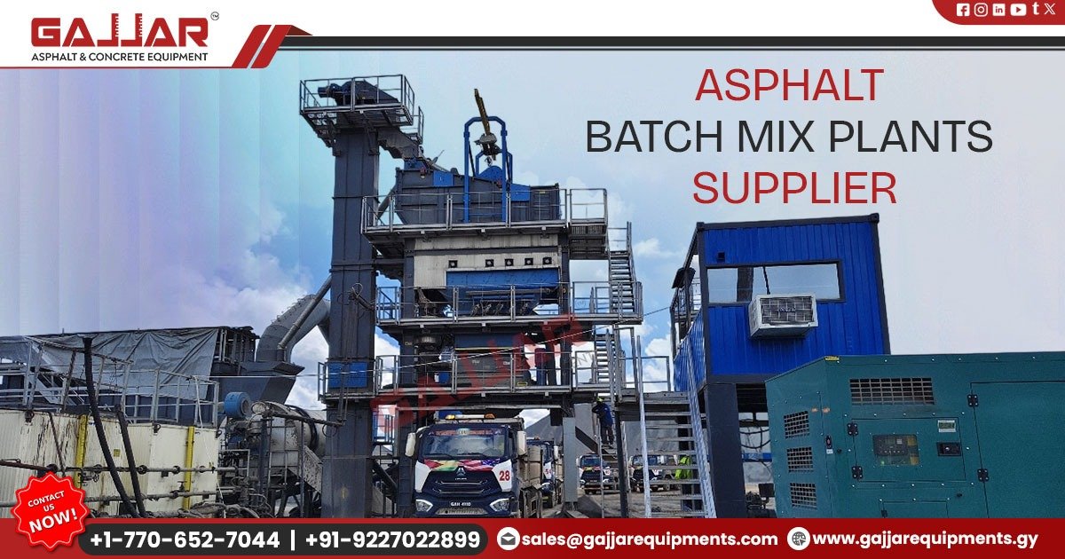Asphalt Batch Mix Plants Supplier in Guyana