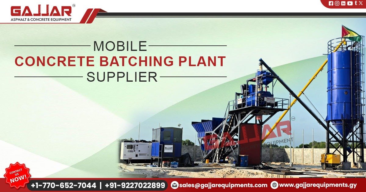 Exporter of Mobile Concrete Batching Plant