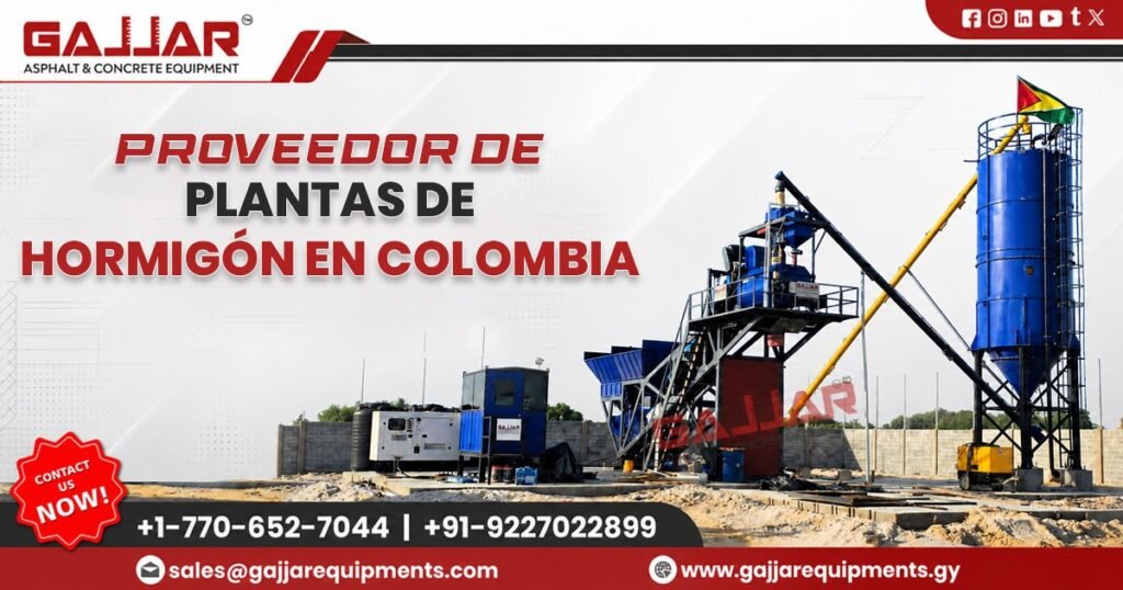 Proveedor de plantas de hormigón en Colombia