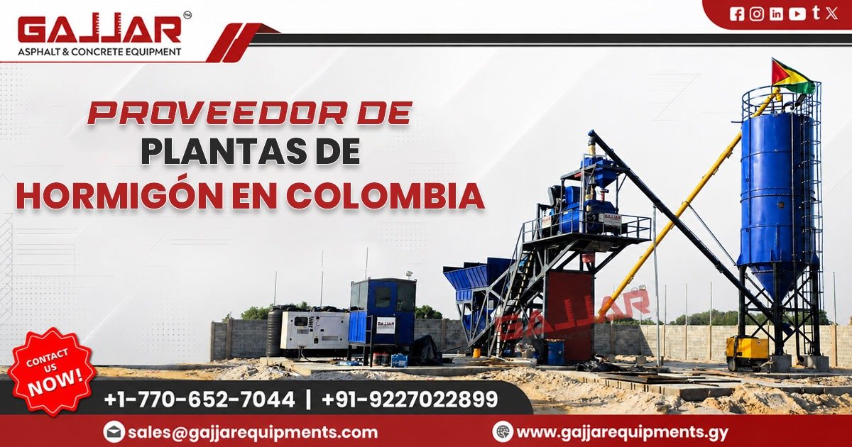 Proveedor de plantas de hormigón en Colombia