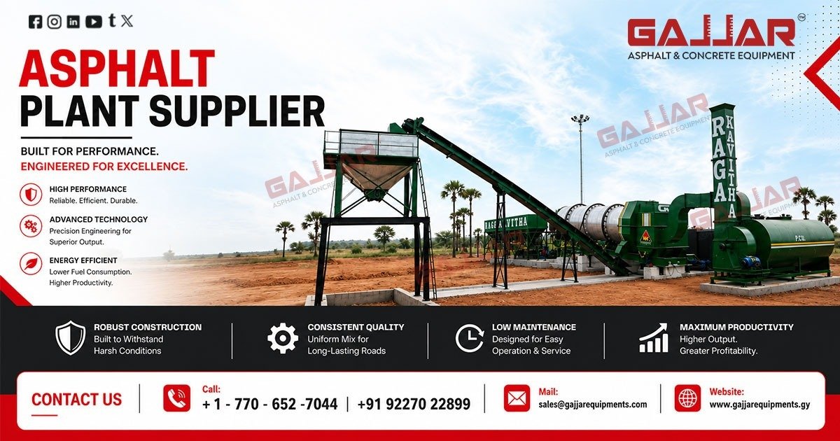 Asphalt Plant Supplier in Suriname