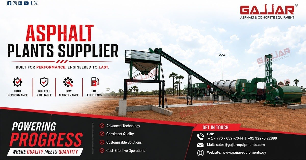 Asphalt Plants Supplier in Saint lucia