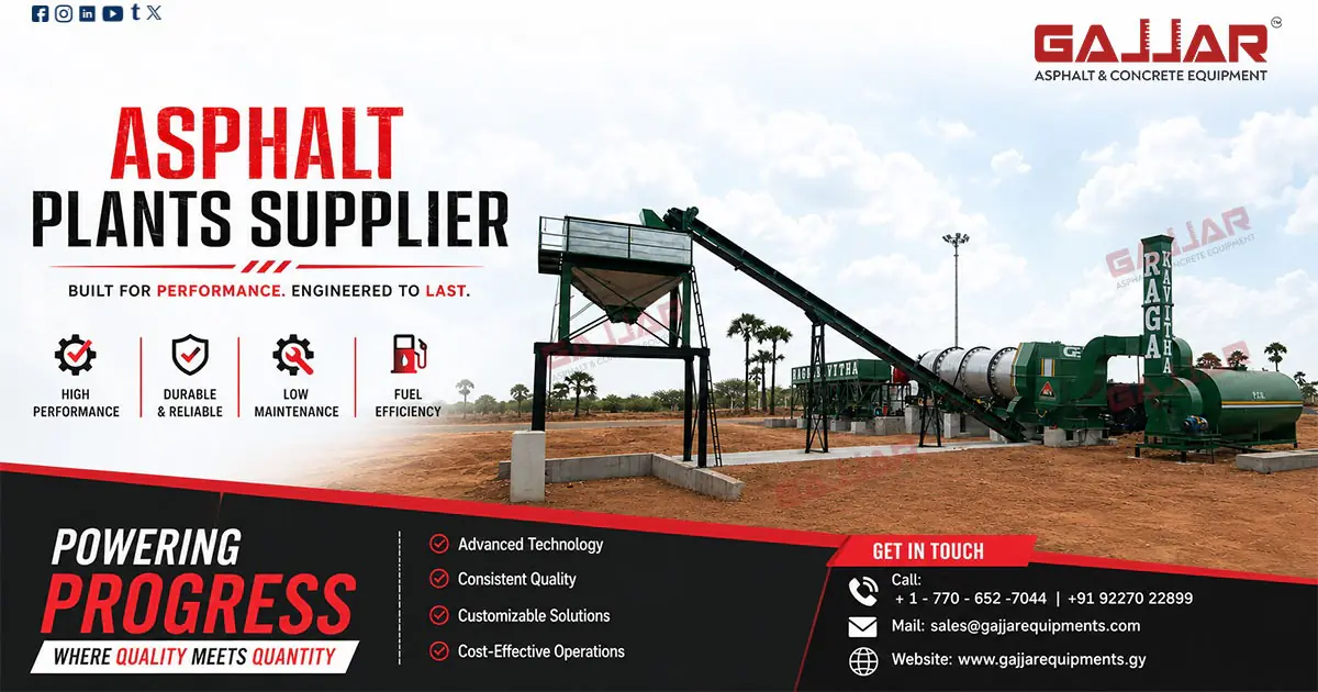 Asphalt Plants Supplier in Saint lucia
