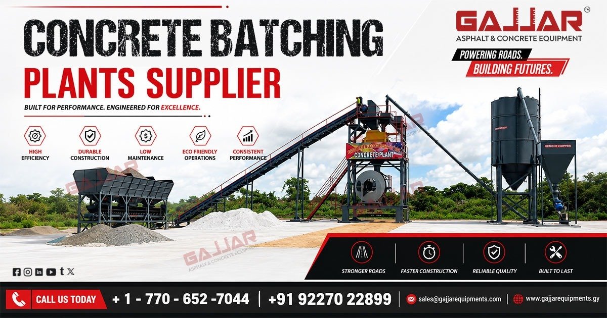 Concrete Batching Plant Supplier in Saint Lucia