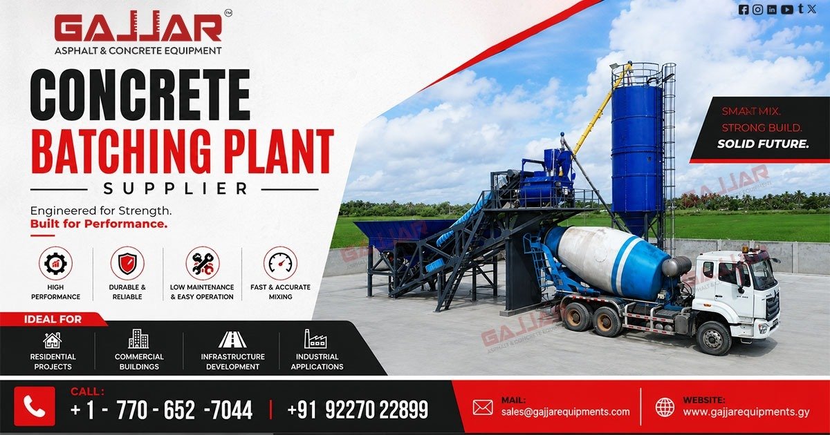 Concrete Batching Plant Supplier in Barbados