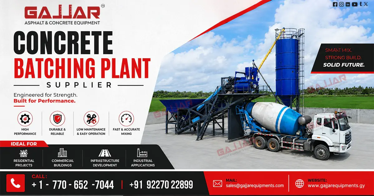 Concrete Batching Plant Supplier in Barbados