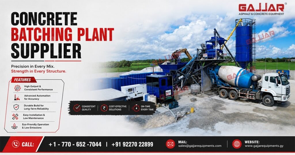 Concrete Batching Plant Supplier in Dominican Republic