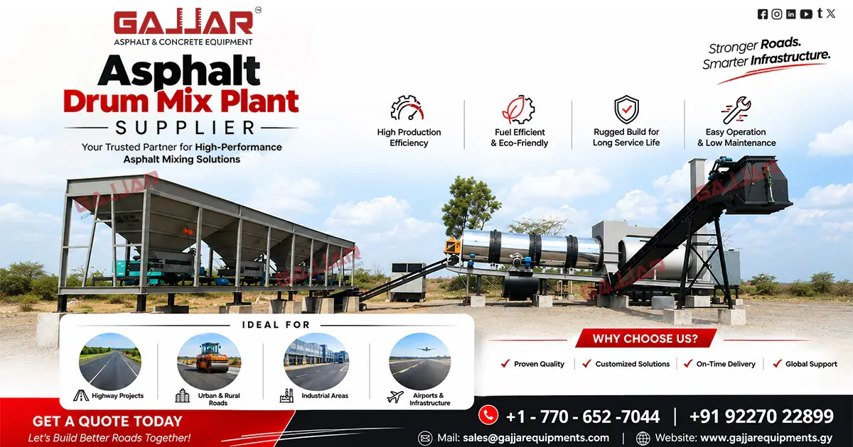 Asphalt Drum Mix Plant Supplier in Chile