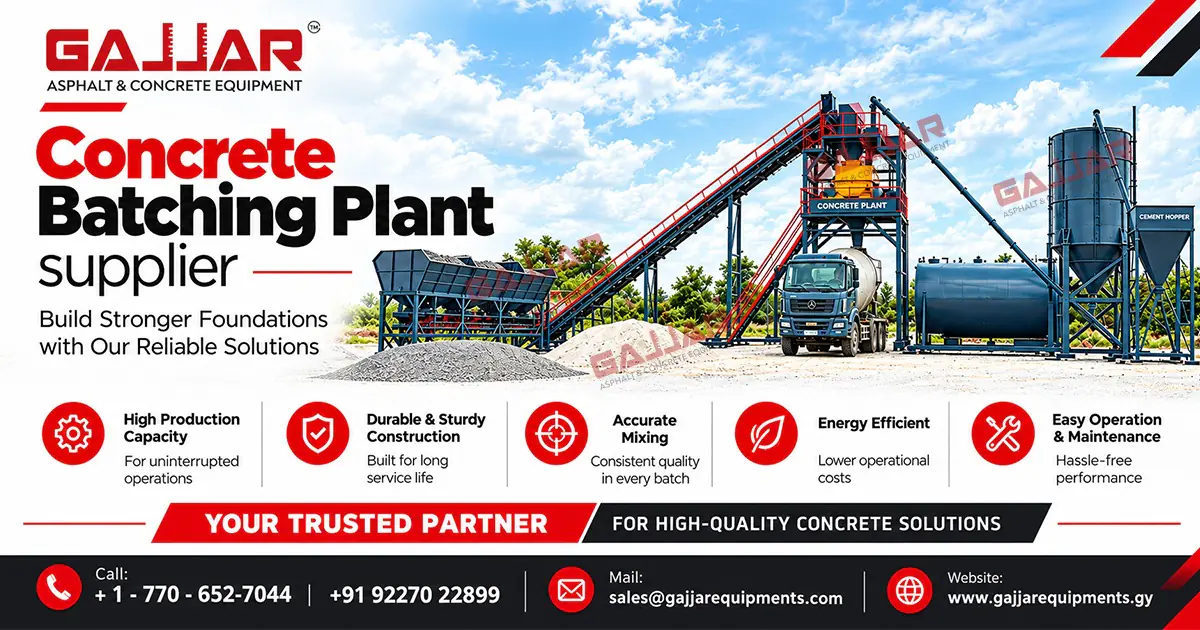 Concrete Batching Plant Supplier to Saint Lucia